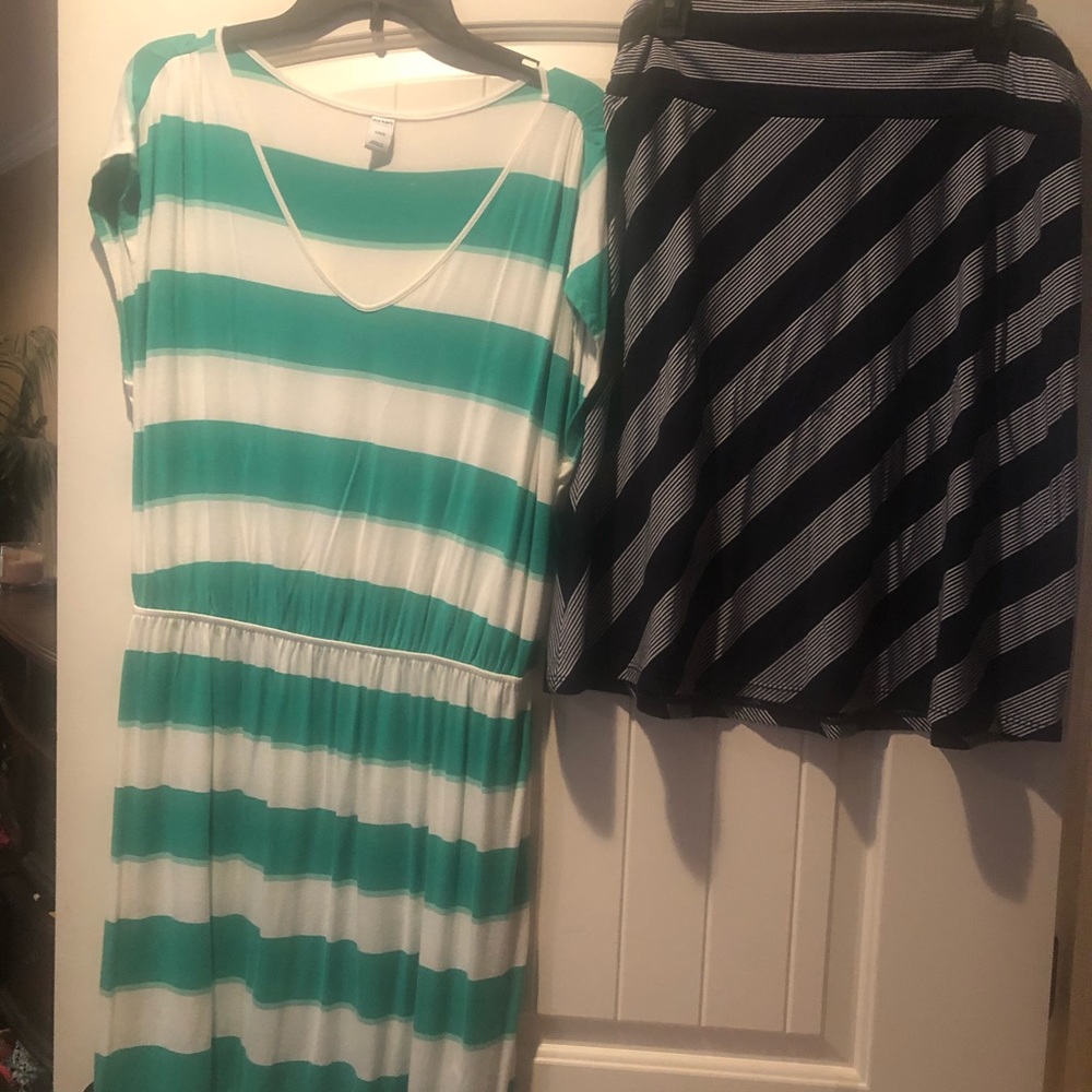 Dress and skirt